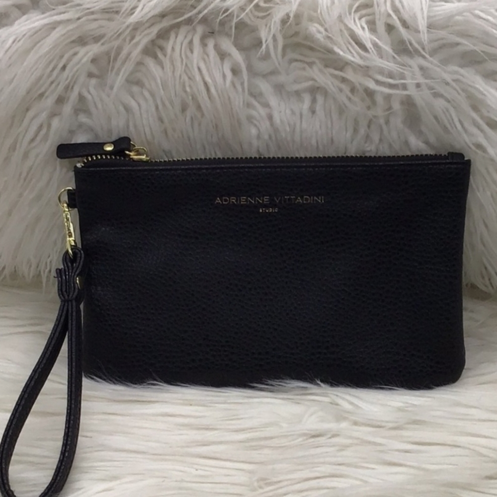 Adrienne Vittadini Black Wristlet